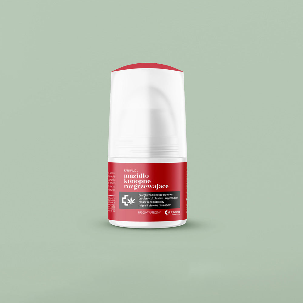 Konopne Mazidło rozgrzewające ROLL-ON 75ml
