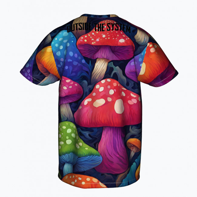 Full Print "Grzybki" - koszulka męska