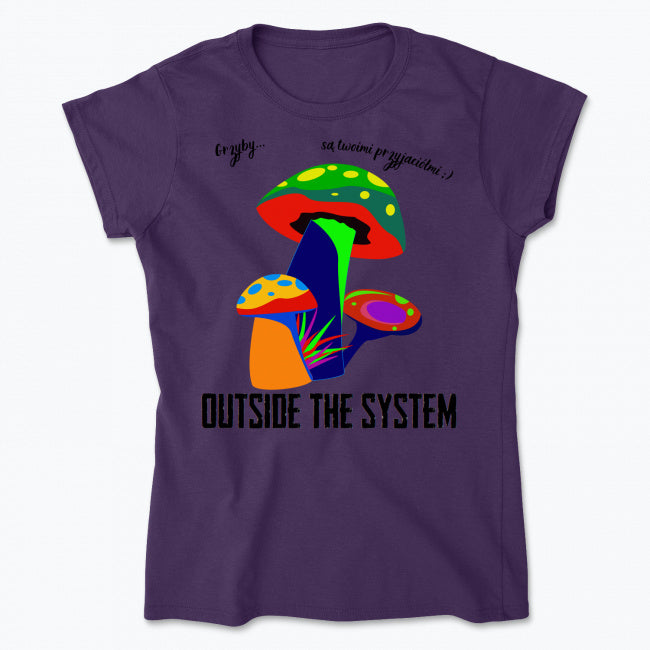 Grzybki 3 - koszulka damska