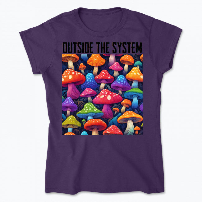 Grzybkowy świat 3 - koszulka damska