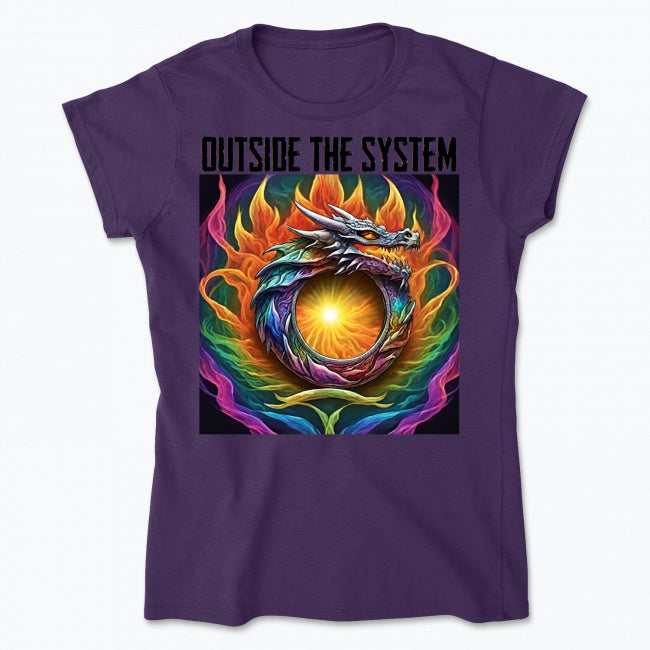 Smok wewnętrzny płomień - koszulka damska