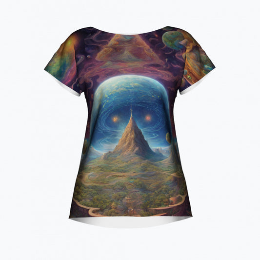 Full Print "Wszechświat" - koszulka damska